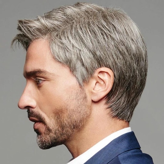 New Style Parykker til mænd Browne Grey | Elgiganten
