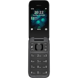 Nokia 2660 fliptelefon (sort)