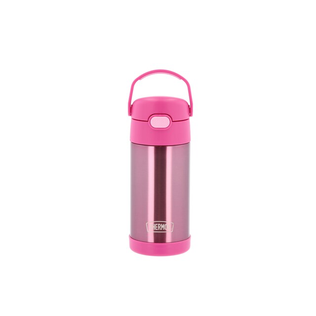 Thermos Funtainer Drikkeflaske m. sugerør 355 ml Pink