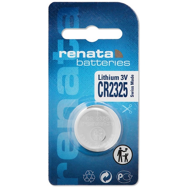 CR 2325 Knapcellebatteri Lithium 3 V 190 mAh Renata