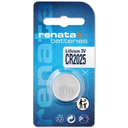 CR 2025 Knapcellebatteri Lithium 3 V 165 mAh Renata