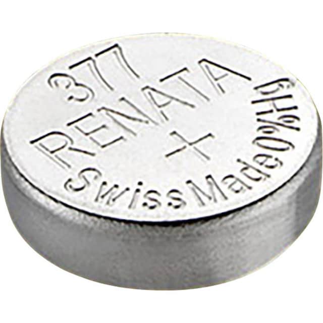 377 Knapcellebatteri Sølvoxid 1.55 V 24 mAh Renata SR66