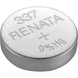 337 Knapcellebatteri Sølvoxid 1.55 V 8 mAh Renata SR416