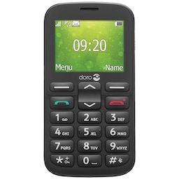 Doro 1385 mobiltelefon (sort) - Kun 2G