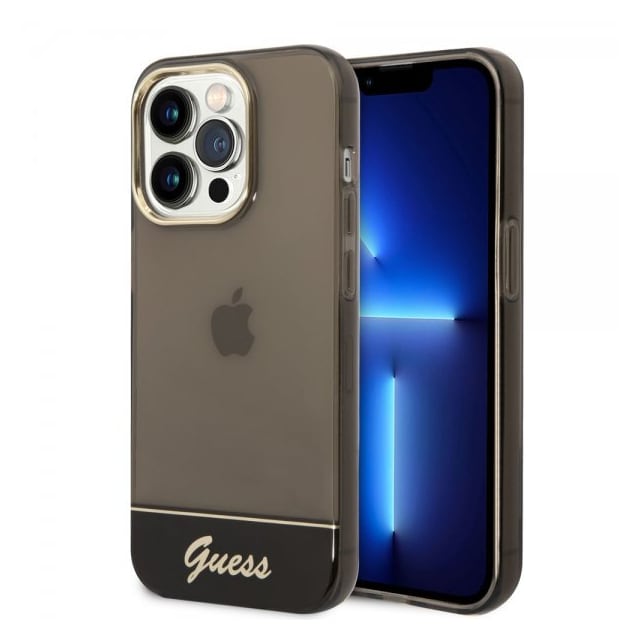 Guess iPhone 14 Pro Max Cover Translucent Sort