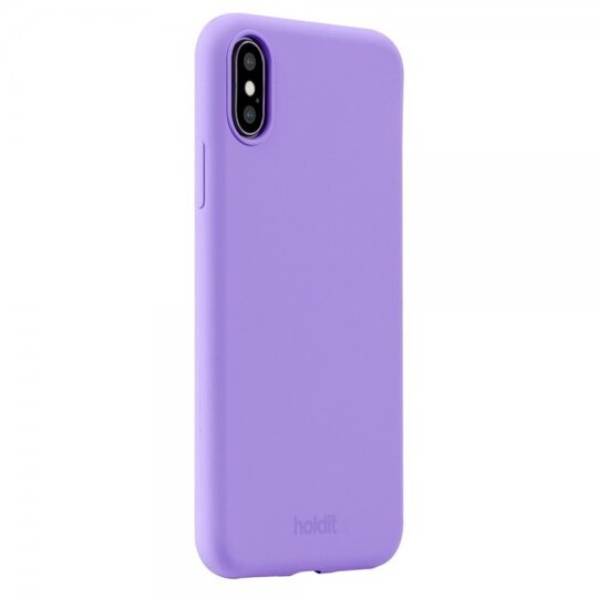 holdit iPhone X/Xs Cover Silikone Violet | Elgiganten