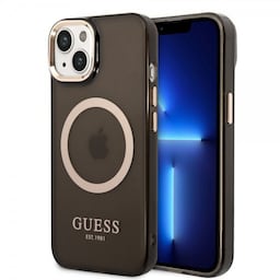 Guess iPhone 14 Cover Translucent MagSafe Sort