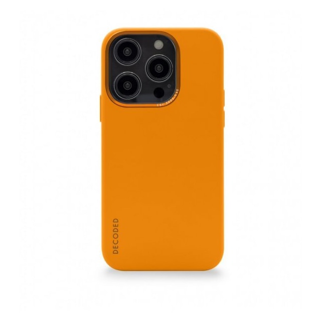 Decoded iPhone 14 Pro Cover Silicone Backcover Apricot