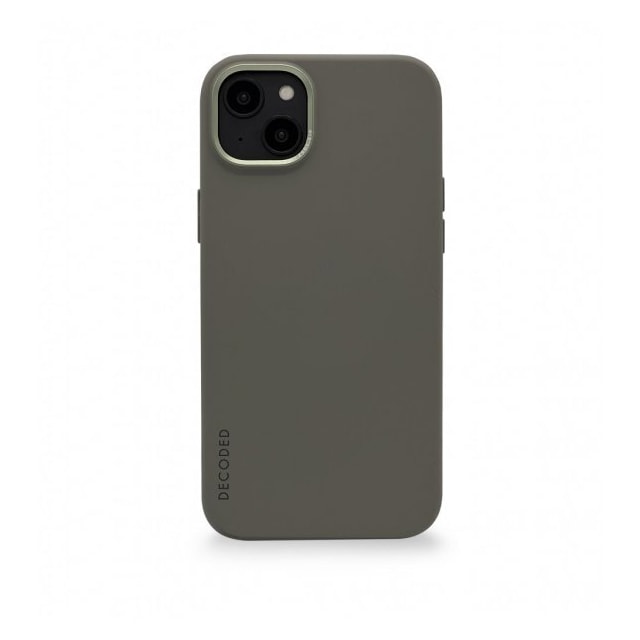 Decoded iPhone 14 Plus Cover Silicone Backcover Olive