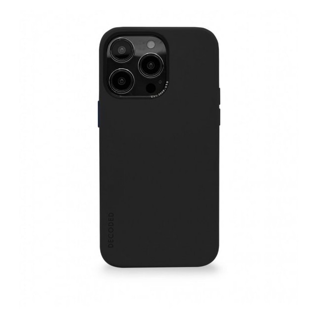 Decoded iPhone 14 Pro Cover Silicone Backcover Charcoal