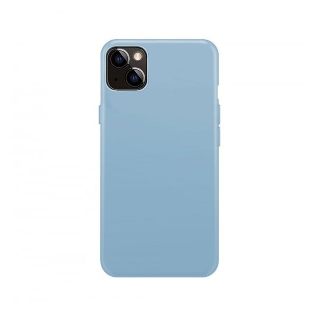 XQISIT iPhone 14 Plus Cover Silicone Case Mørkeblå