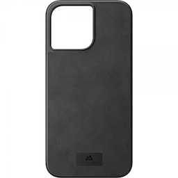 Black Rock iPhone 14 Pro Max Cover Real Leather Case Sort