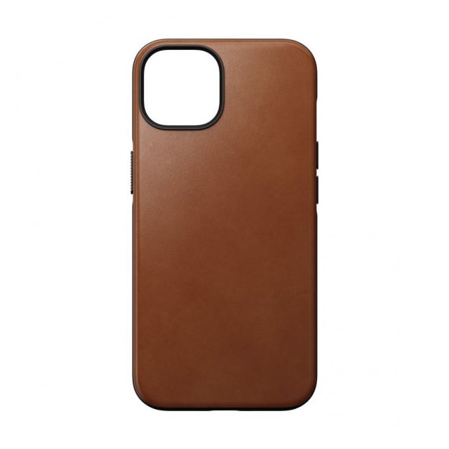 NOMAD iPhone 14 Cover Modern Leather Case English Tan