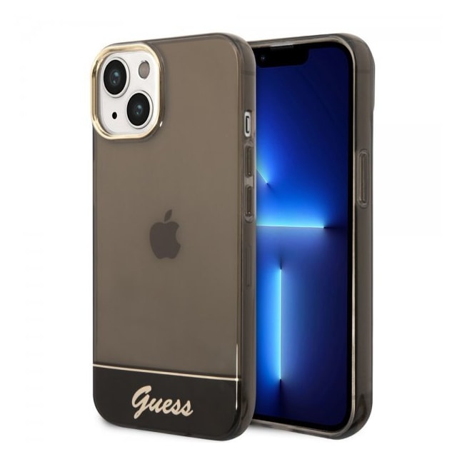 Guess iPhone 14 Cover Translucent Sort