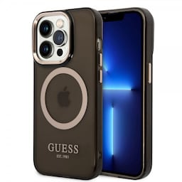 Guess iPhone 14 Pro Max Cover Translucent MagSafe Sort