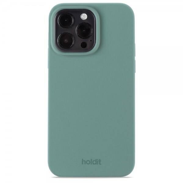 holdit iPhone 14 Pro Max Cover Silikone Moss Green | Elgiganten