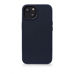 Decoded iPhone 14 Plus Cover Leather Backcover Navy