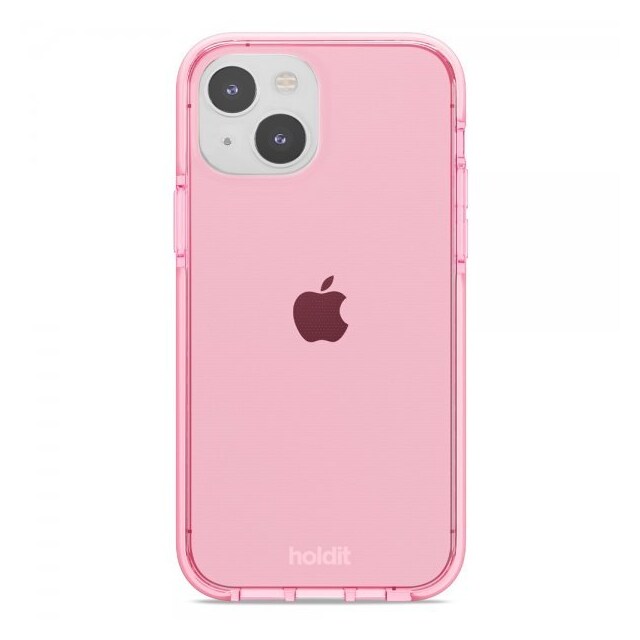 holdit iPhone 14 Cover Seethru Bright Pink