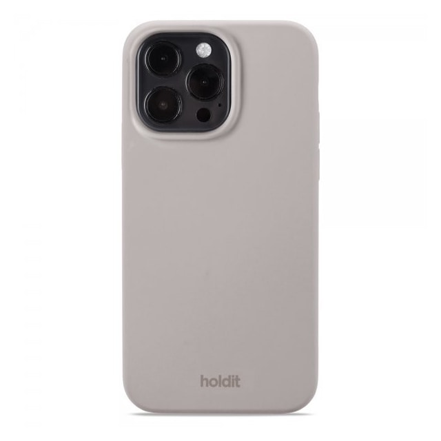 holdit iPhone 14 Pro Max Cover Silikone Taupe