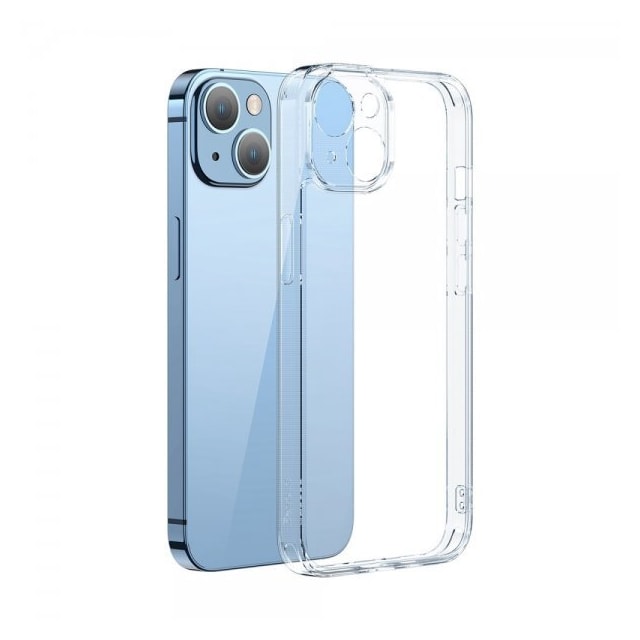 Baseus iPhone 14 Plus Cover Super Ceramic Series Transparent Klar