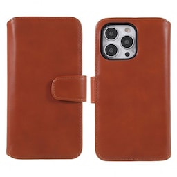 Nordic Covers iPhone 14 Pro Max Etui Essential Leather Maple Brown