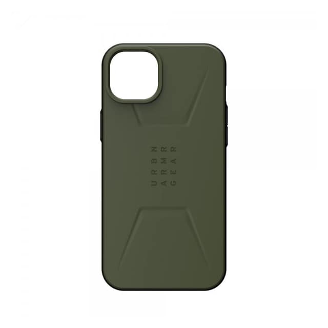 Urban Armor Gear (UAG) iPhone 14 Plus Cover Civilian MagSafe Olive