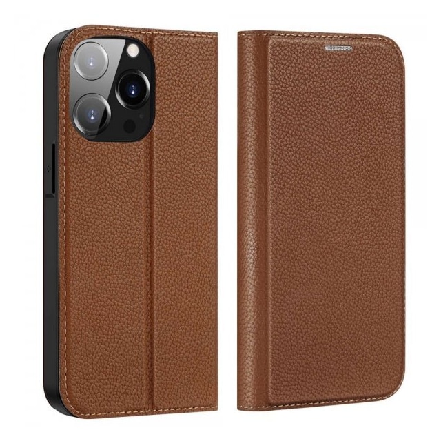 DUX DUCIS iPhone 14 Pro Etui Skin X2 Series Brun