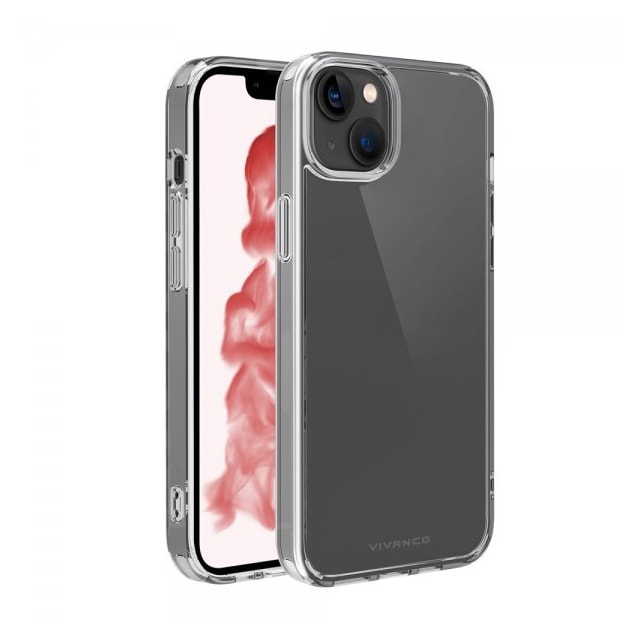 Vivanco iPhone 14 Plus Cover Safe & Steady Transparent Klar