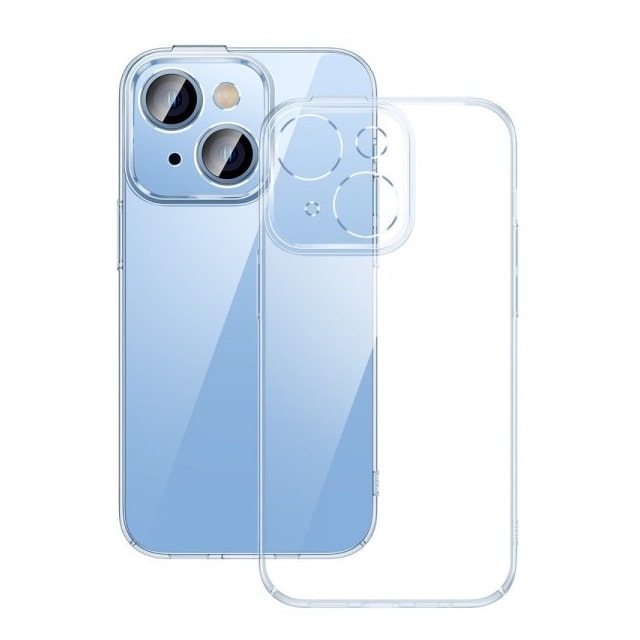 Baseus iPhone 14 Cover Crystal Series Transparent Klar