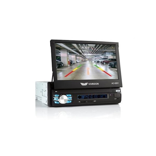 Vordon AC-5201 Bilstereo med uppfällbar skärm 7 | Elgiganten