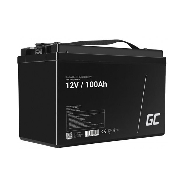 Green Cell AGM Batteri 12V 100Ah