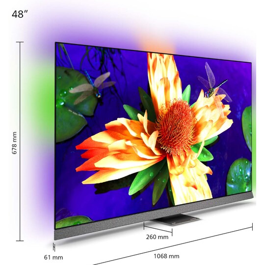 Philips 48" OLED907 4K OLED TV (2022) | Elgiganten