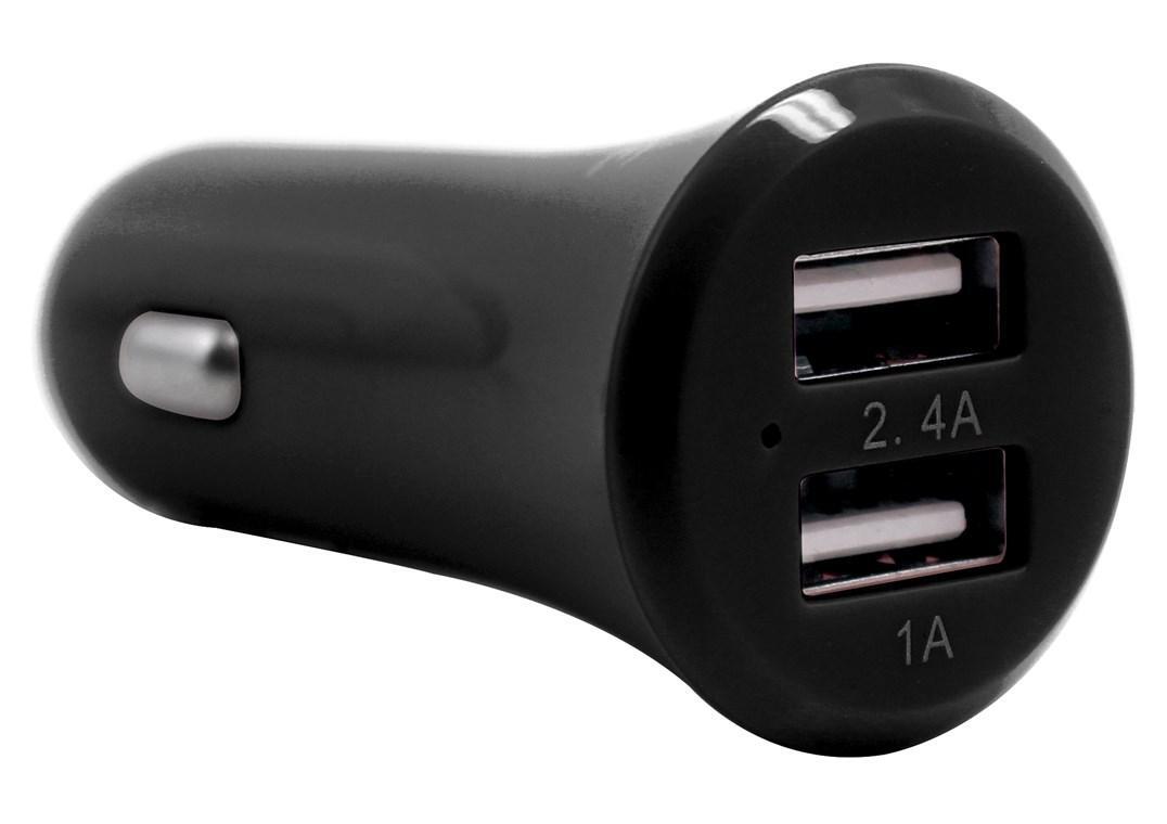Dual USB bil oplader afgifter to enheder via USB-A med max. 3400 mA |  Elgiganten