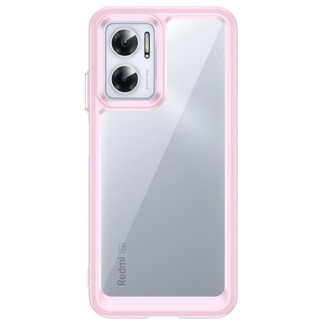 SKALO Xiaomi Redmi 10 5G Farve Bumper Cover - Pink