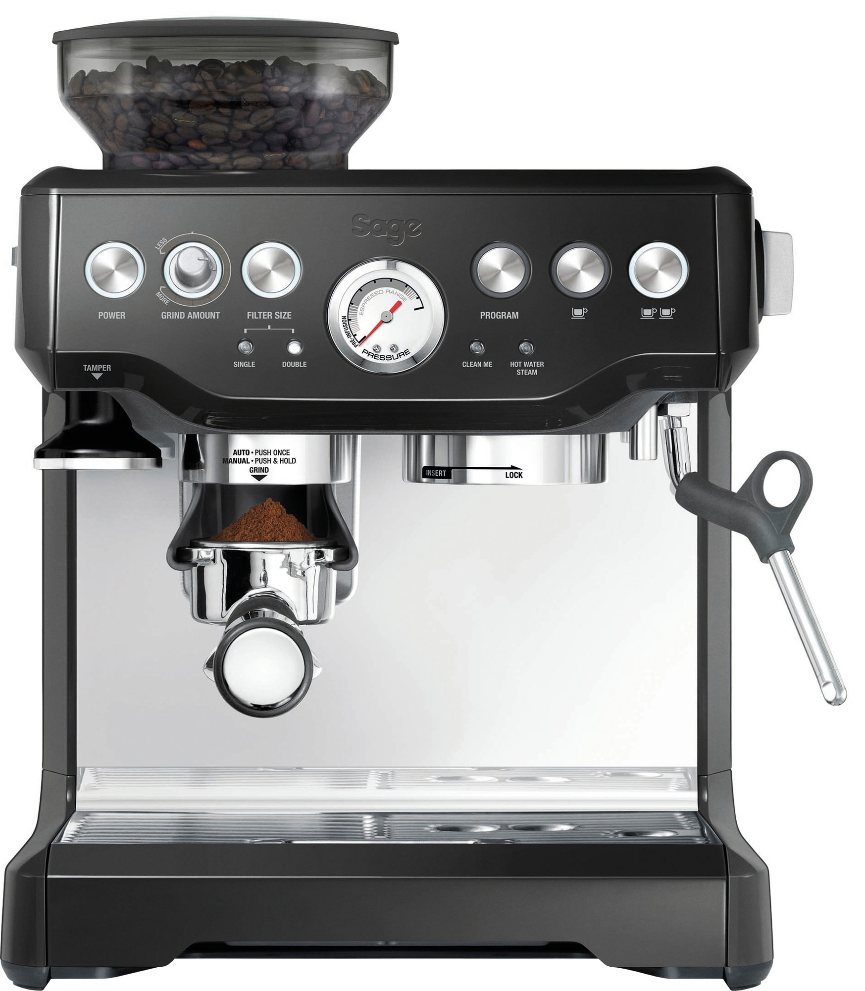 Sage Barista Express espressomaskine (blank sort) | Elgiganten