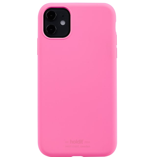 Holdit Silicone iPhone 11 cover (pink)