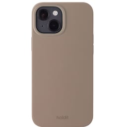 Holdit Silicone iPhone 13/14 cover (brun)