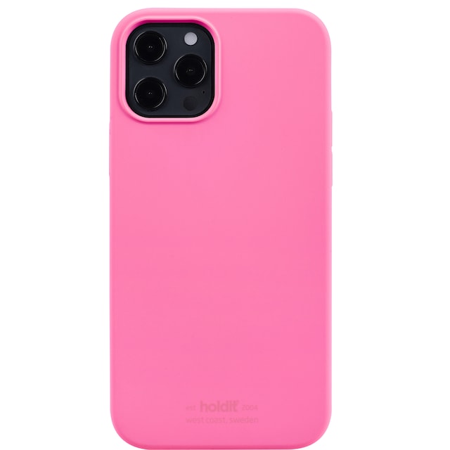 Holdit Silicone iPhone 12/12 Pro cover (pink)