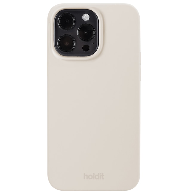 Holdit Silicone iPhone 14 Pro cover (beige)
