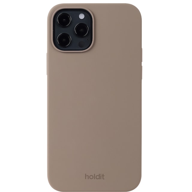 holdit iPhone 12/iPhone 12 Pro Cover Silikone Mocha Brown