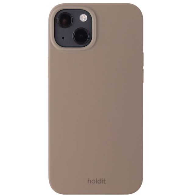 holdit iPhone 14 Plus Cover Silikone Mocha Brown