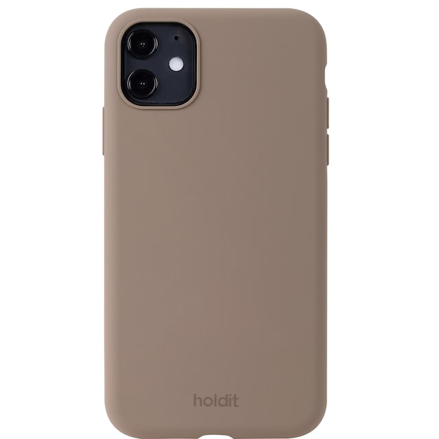 holdit iPhone 11 Cover Silikone Mocha Brown