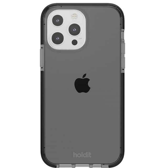 holdit iPhone 14 Pro Max Cover Seethru Sort