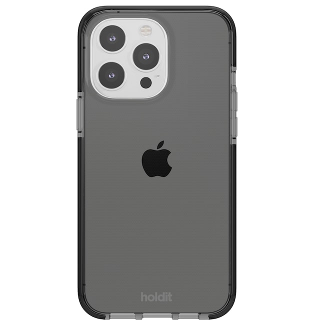 holdit iPhone 14 Pro Cover Seethru Sort