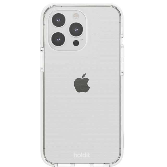 holdit iPhone 14 Pro Cover Seethru White