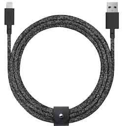 Native Union Belt XL USB-A til Lightning-kabel (sort)