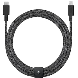 Native Union Belt XL USB-C til Lightning-kabel (sort)