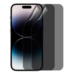 2-pak Privacy 3D Soft HydroGel skærmbeskytter Apple iPhone 14 Pro