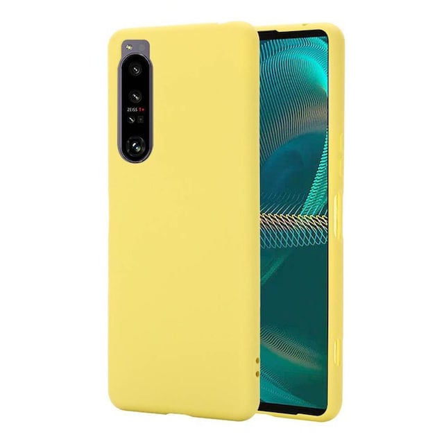 Liquid silikone cover Sony Xperia 1 IV - Gul