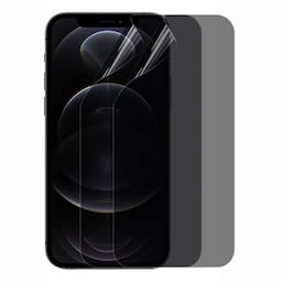 2-pak Privacy 3D Soft HydroGel skærmbeskytter Apple iPhone 12 Pro Max